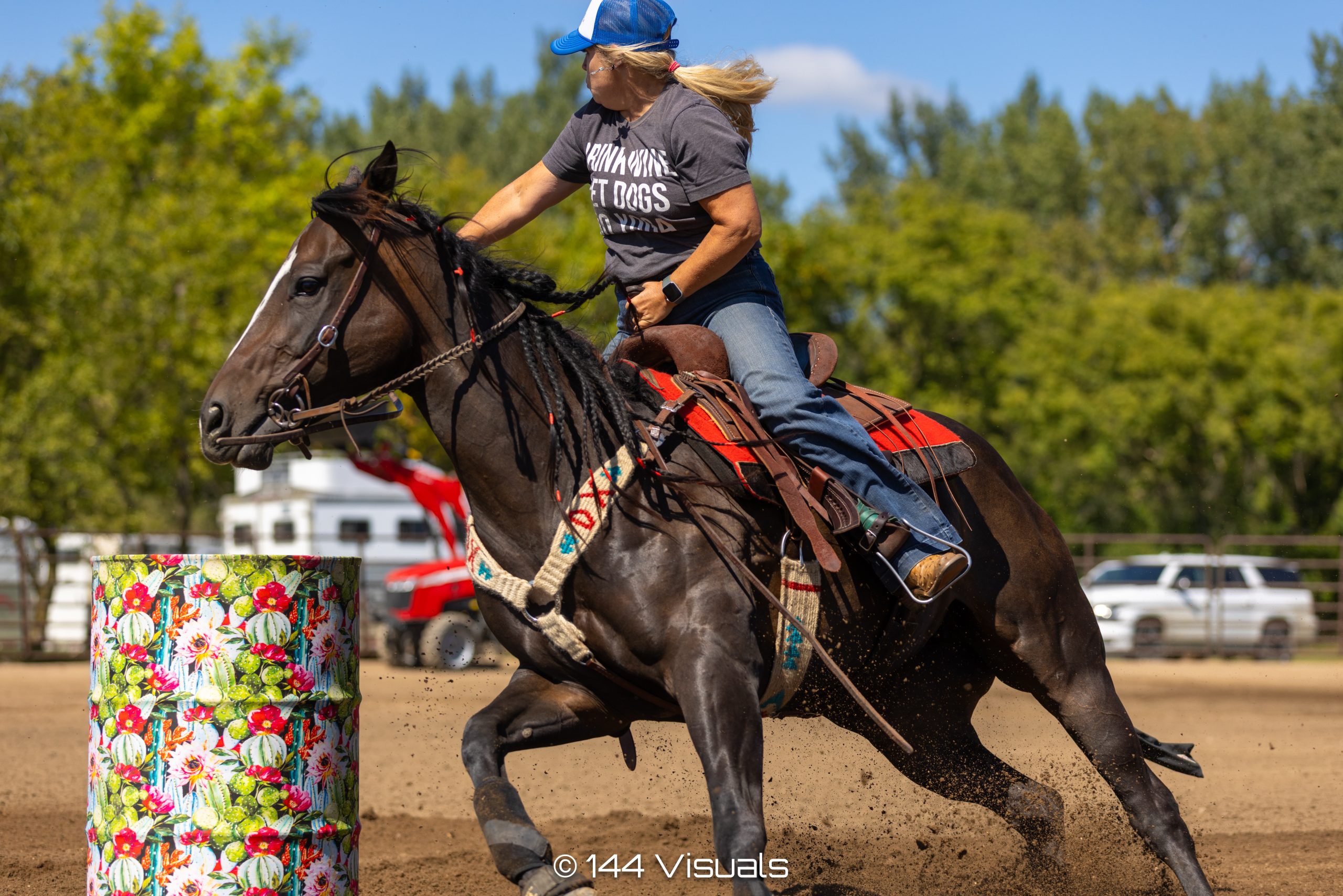 Ms Lewie Lewie, 144 visuals, barrel horse training, outside the turn, horse training, building solid foundations
